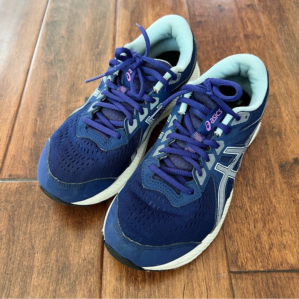 Asics Blue contend 8 gel Running Shoes 9